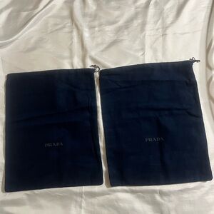 Prada Shoes Dust Bags 2 Pcs Set